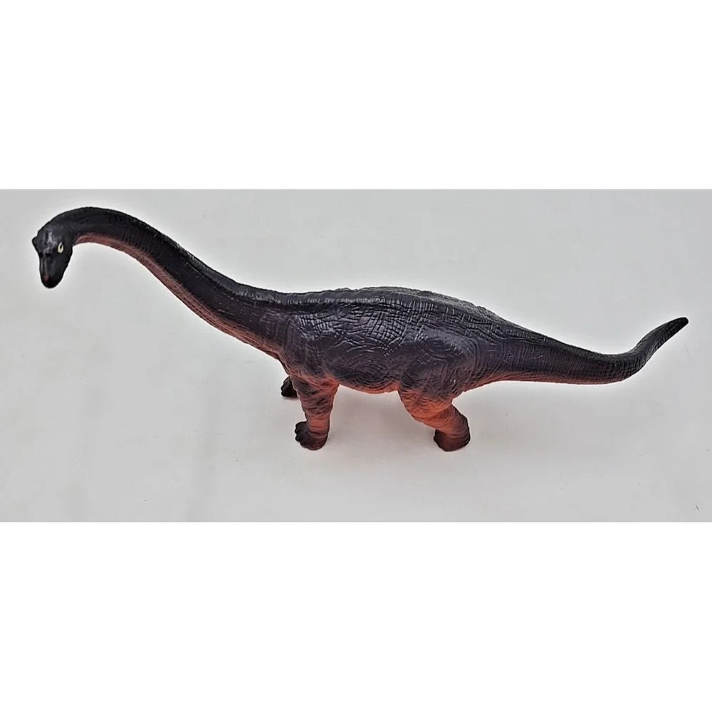 Dinosaur Triceratops Brontosaurus Pterodactyl Soft Rubber Toy Figures Lot‎